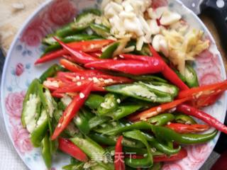 双椒炒五花肉的做法步骤：3
