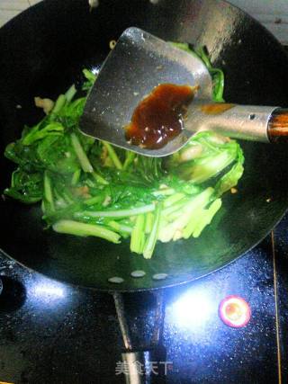 油渣青菜苔的做法步骤：8