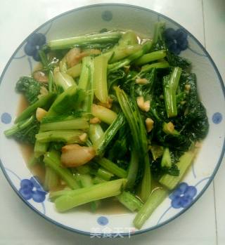 油渣青菜苔的做法步骤：9