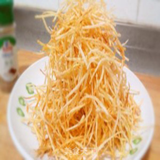 土豆传奇——炸土豆丝的做法步骤：3
