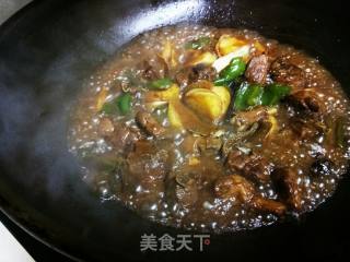 茭白烧鸭块的做法步骤：9