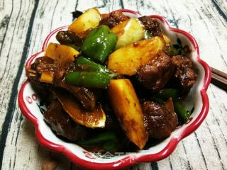 茭白烧鸭块的做法步骤：11