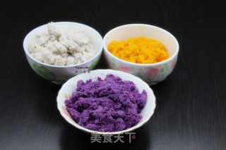 彩色芋圆的做法步骤：2