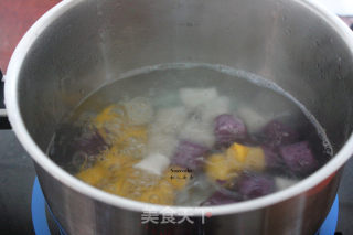 彩色芋圆的做法步骤：7
