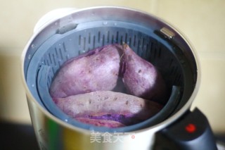 紫薯奶昔的做法步骤：4