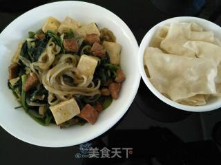 菠菜粉条炖肉的做法步骤：14