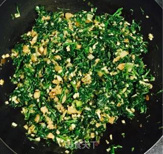 萝卜缨香菇猪肉包子的做法步骤：8
