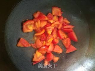 西红柿炒花菜的做法步骤：4