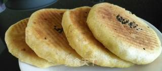 葱香碱面芝麻烧饼的做法步骤：14
