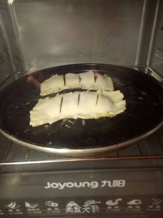 千层酥皮香蕉派的做法步骤：5
