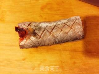 豆瓣酱烧带鱼的做法步骤：3