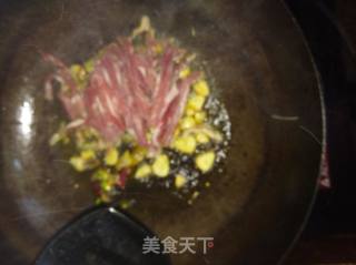 肉炒粉的做法步骤：5