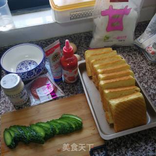 家庭基本土司的做法步骤：7