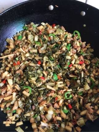 酸菜小笋肉末的做法步骤：8