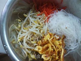 炝拌粉丝绿豆芽的做法步骤：9