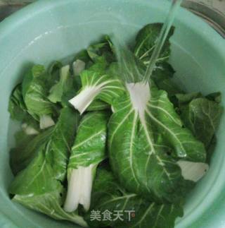 蒜末汤匙菜的做法步骤：2