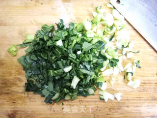 培根菜饭的做法步骤：2
