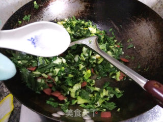 培根菜饭的做法步骤：8