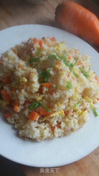 鸡蛋炒饭的做法步骤：5
