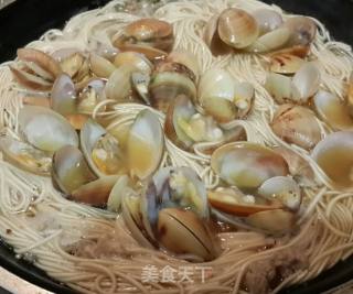 蛤蜊面的做法步骤：7