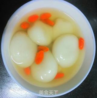 莲蓉枸杞汤圆的做法步骤：9