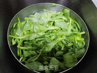 蒜蓉茼蒿的做法步骤：1