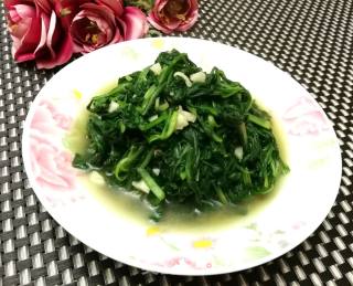 蒜蓉茼蒿的做法步骤：4