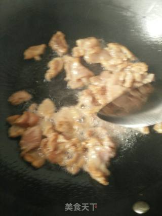 大蒜炒肉片的做法步骤：3