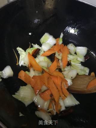 白菜炖粉条的做法步骤：6