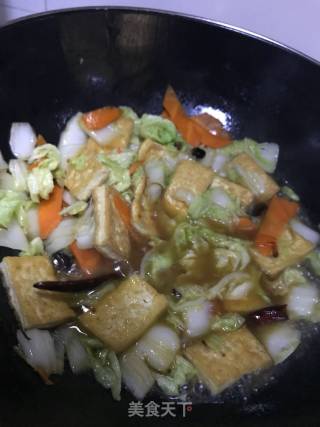白菜炖粉条的做法步骤：7