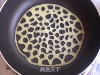 鸡蛋网卷饼的做法步骤：7
