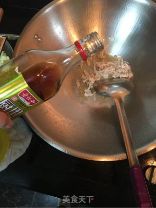 黄芽菜肉丝炒年糕的做法步骤：4