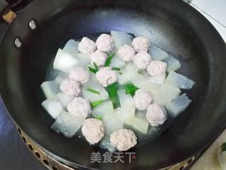 冬瓜汆丸子的做法步骤：6