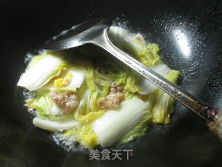 猪油渣炒娃娃菜的做法步骤：5