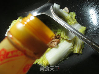 猪油渣炒娃娃菜的做法步骤：6