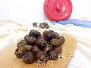 坤博砂锅烤板栗的做法步骤：16