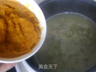南瓜绿豆粥的做法步骤：7