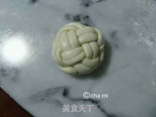 绣球馒头的做法步骤：5
