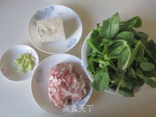 青菜豆腐丸子汤的做法步骤：1