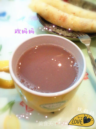红豆麦仁豆浆的做法步骤：6