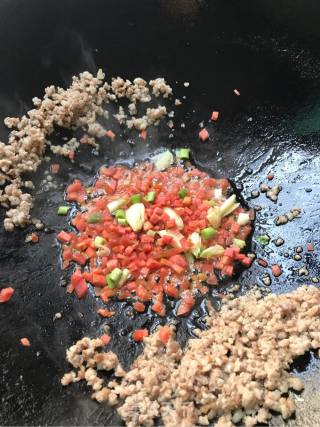 芽菜蔬菜炒饭的做法步骤：3