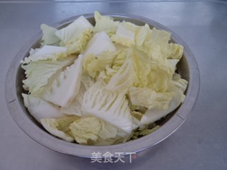 白菜虾仁的做法步骤：4