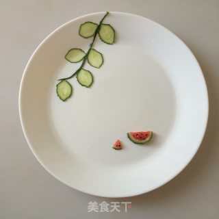 二十四节气餐盘画大暑的做法步骤：16