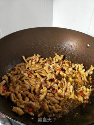 酱香肉丝的做法步骤：9
