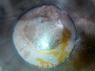 大理石纹花生酥糖小土司的做法步骤：2