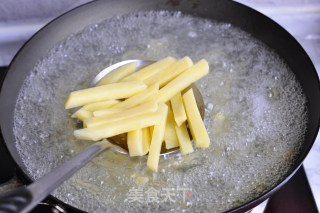 空炸薯条的做法步骤：5