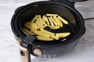 空炸薯条的做法步骤：9