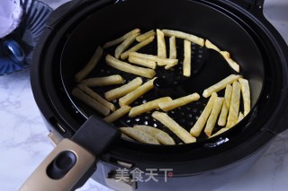 空炸薯条的做法步骤：12