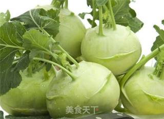 黄豆苤蓝的做法步骤：1
