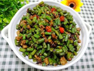 豆豉肉末炒豇豆的做法步骤：15